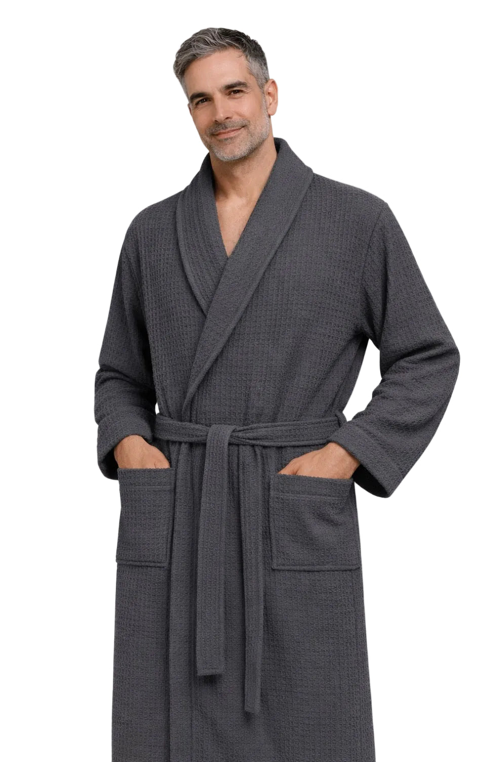 peignoir nid d'abeille homme luxe