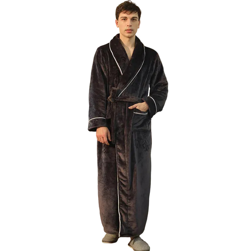 peignoir grande taille homme bain