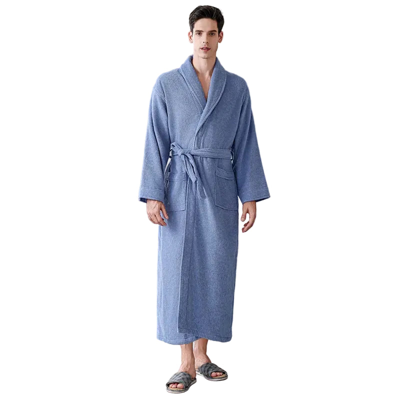Peignoir éponge homme - coton