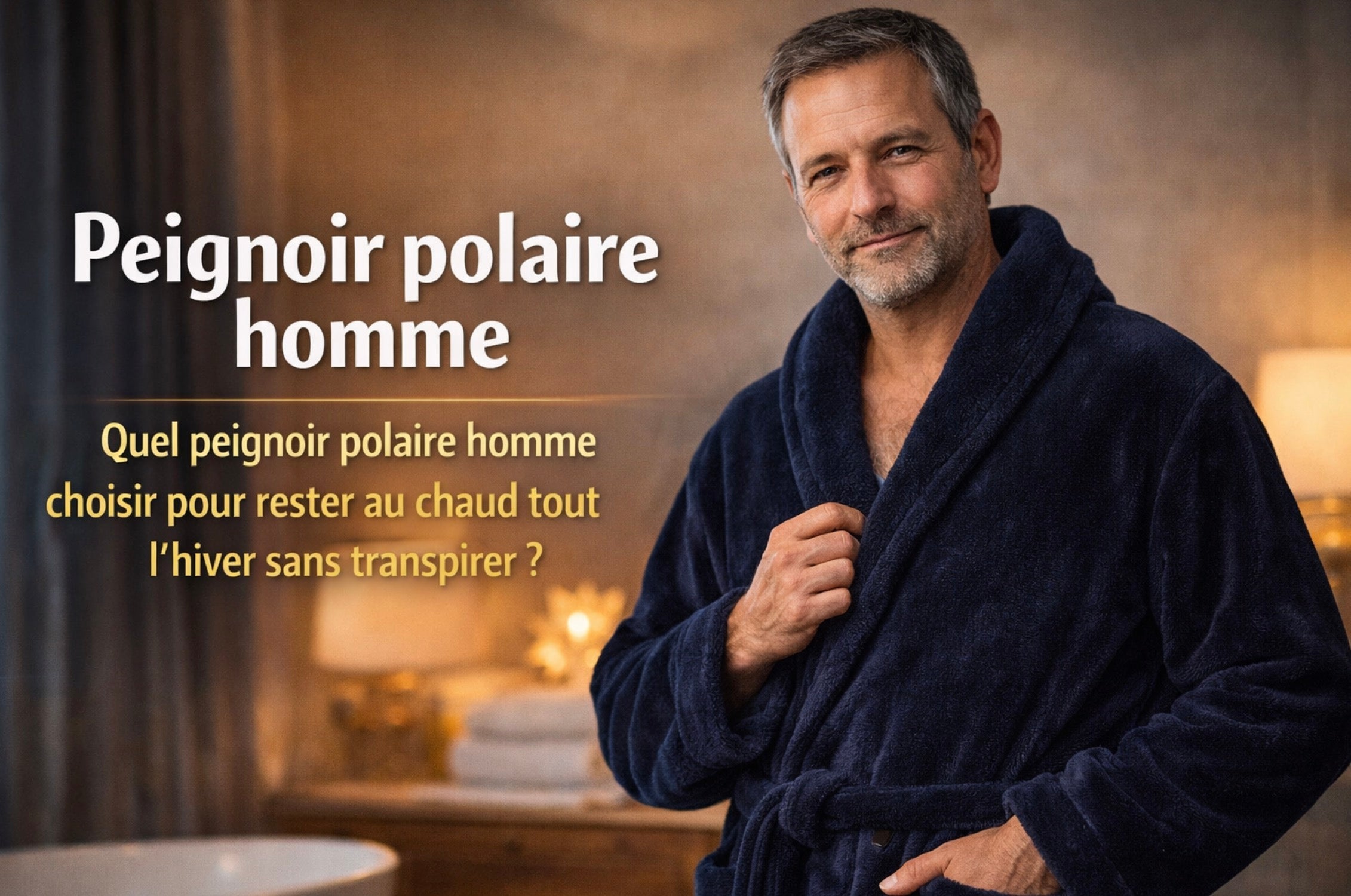 Quel peignoir polaire homme choisir pour rester au chaud tout l’hiver sans transpirer ?
