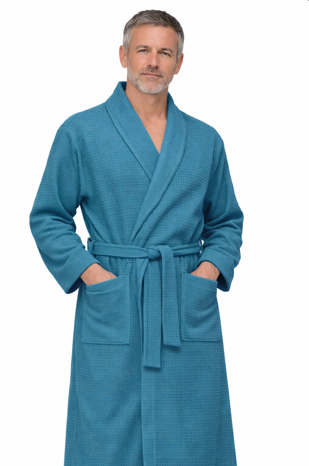 Peignoir de bain Homme - léger et gaufré