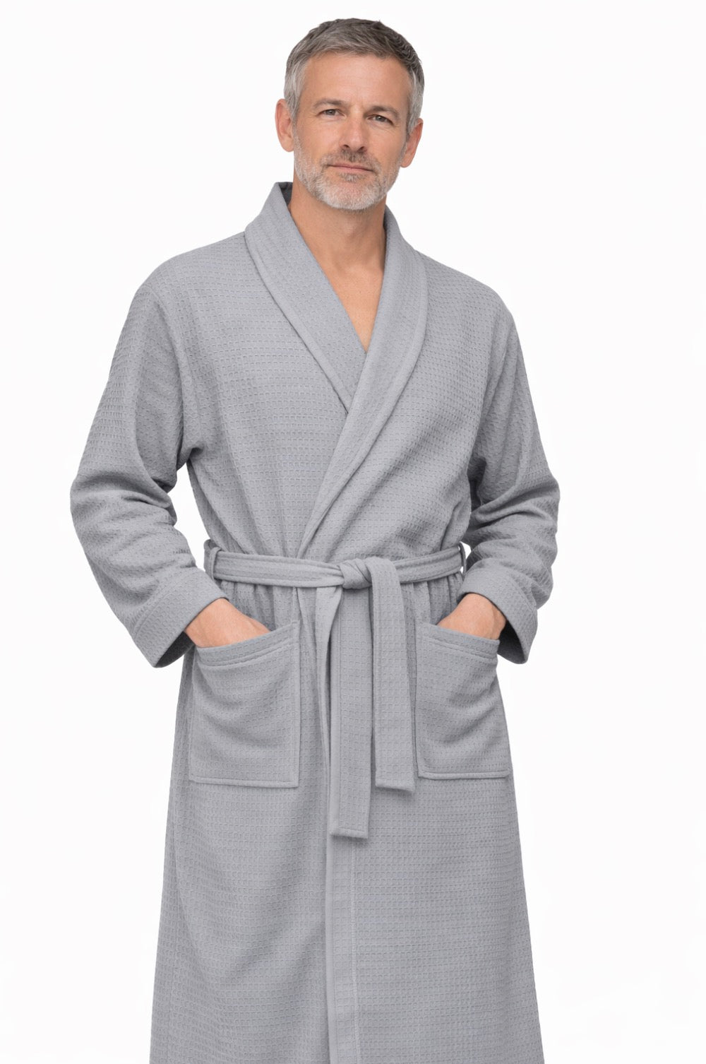 Peignoir de bain Homme - léger et gaufré
