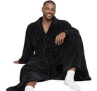 peignoir de bain pour homme noir