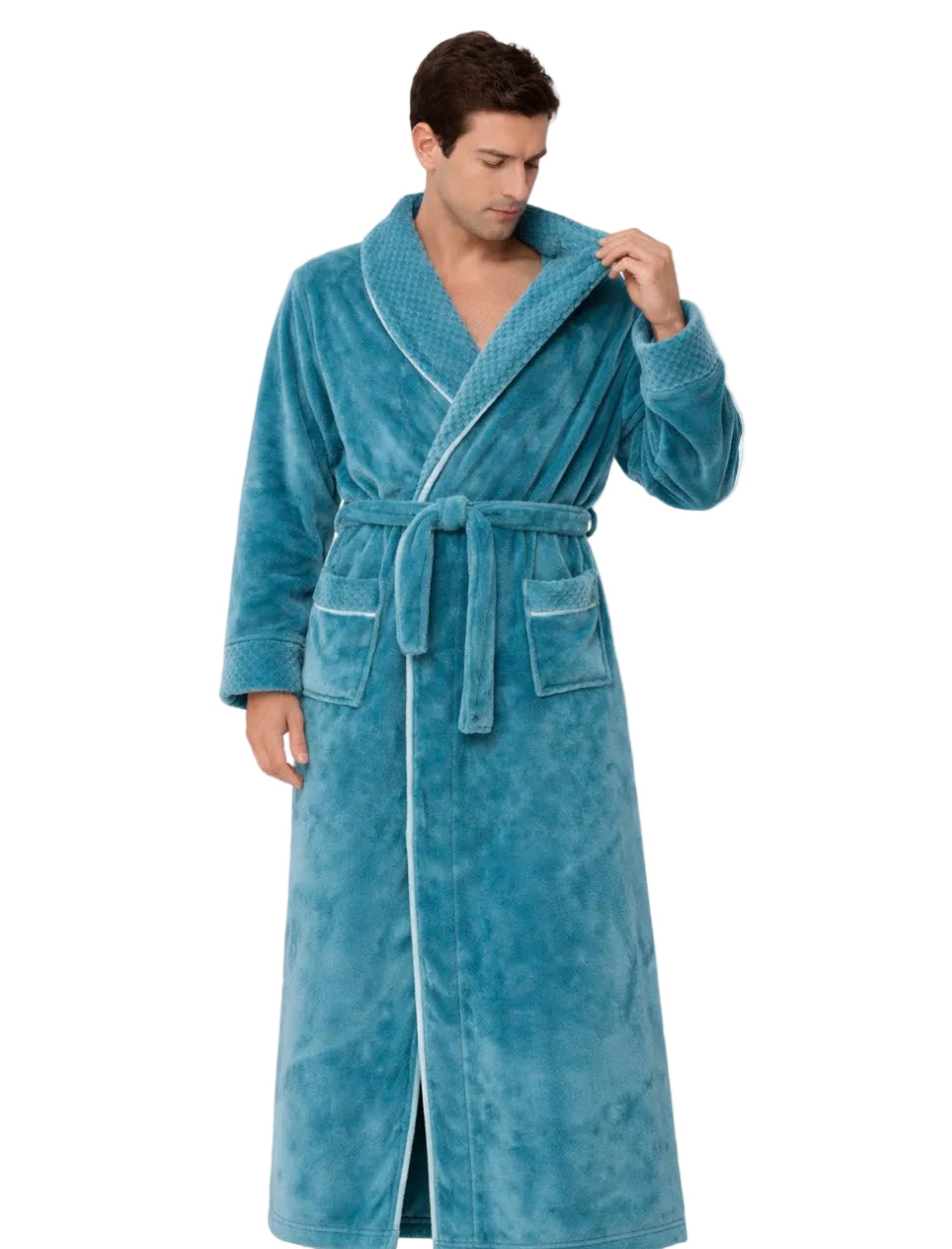 peignoir de bain homme épais et chic qualité hotel