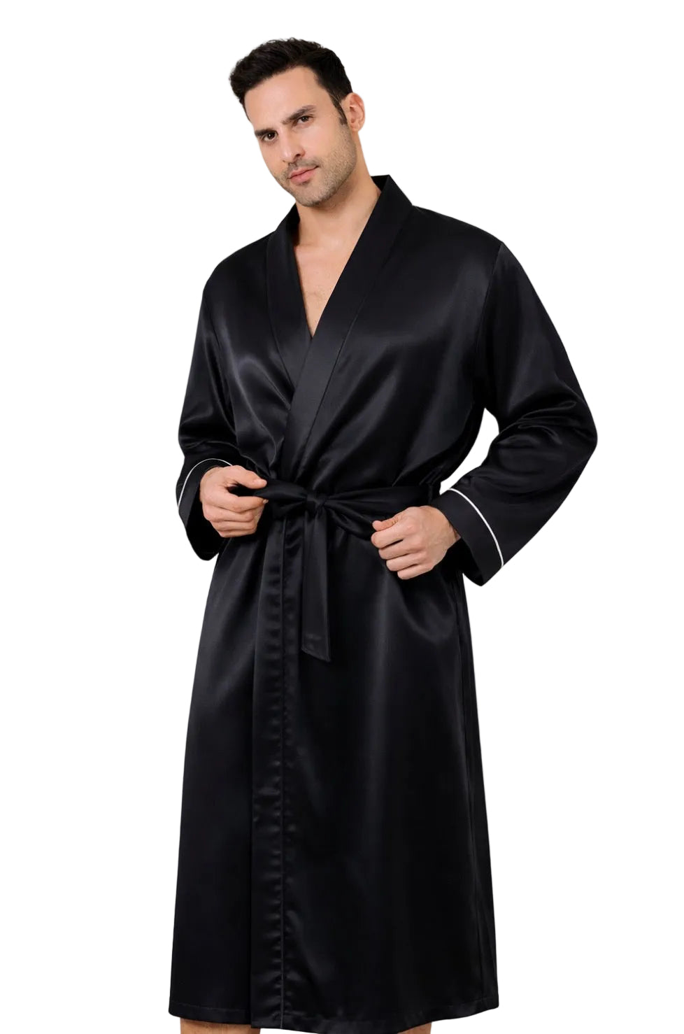 Peignoir de bain Homme - soie glacée