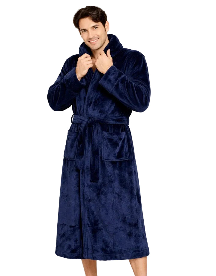 peignoir polaire homme flanelle