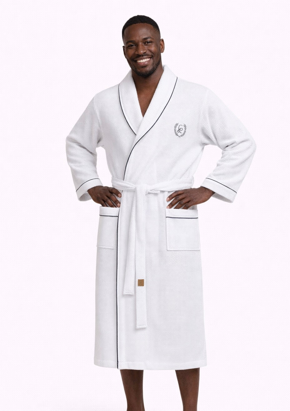 Peignoir nid d'abeille Homme - confortable