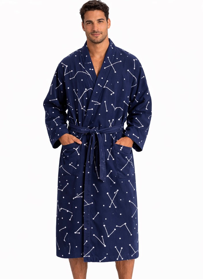 peignoir coton homme fin et ample