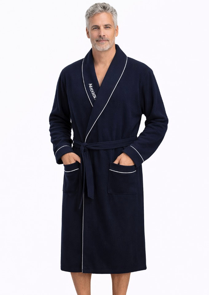 Peignoir 100% coton Homme - long, détente