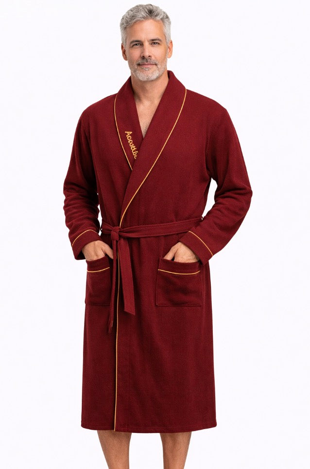 Peignoir 100% coton Homme - long, détente