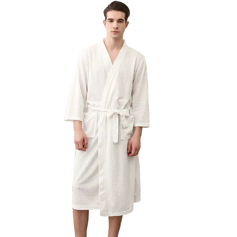 Peignoir nid d'abeille Homme - ultra fin