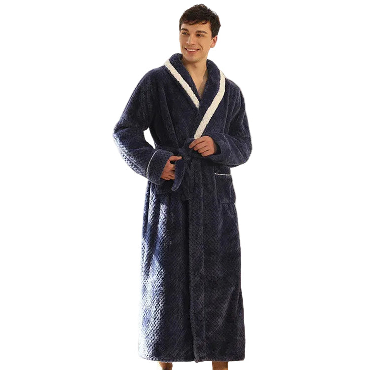 peignoir éponge homme douche et bain