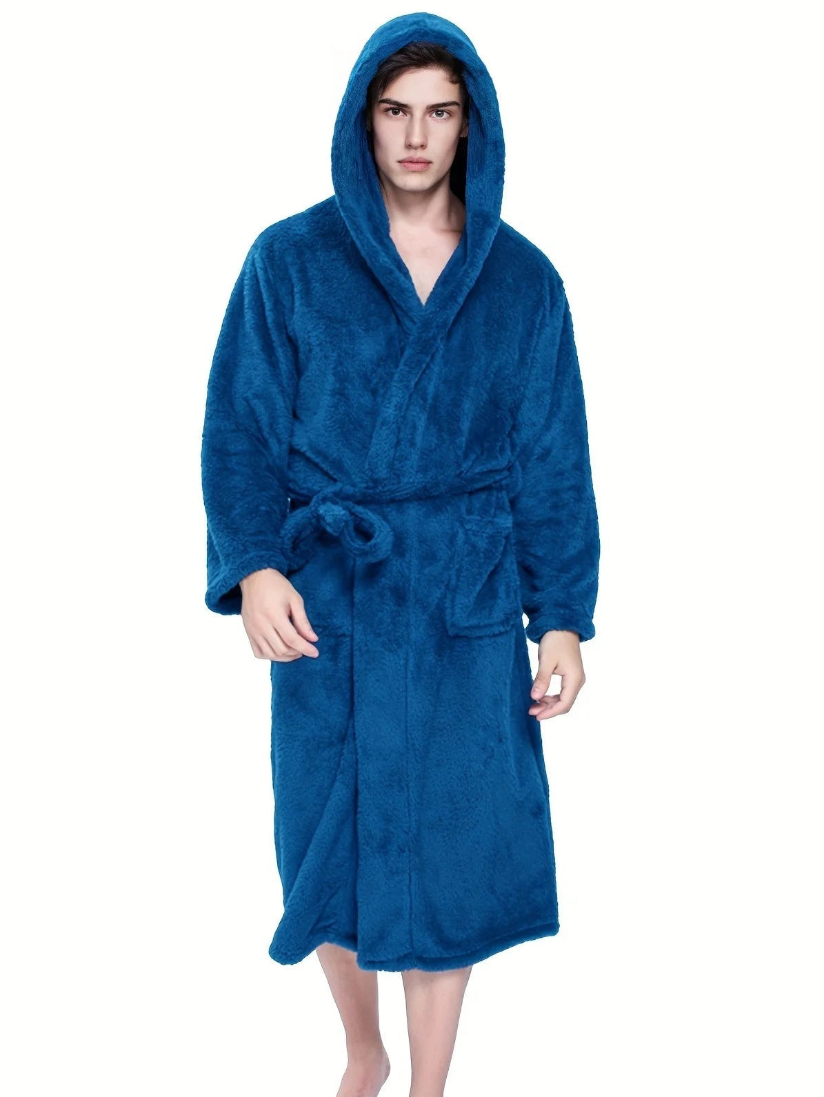 Peignoir polaire Homme - capuche