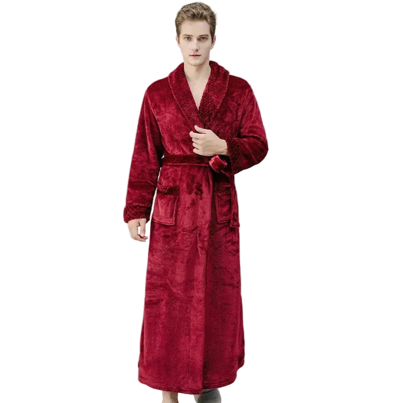 peignoir éponge homme soyeux et confortable