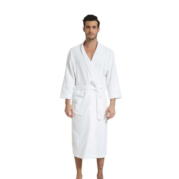 Peignoir 100% coton Homme - épais, confortable